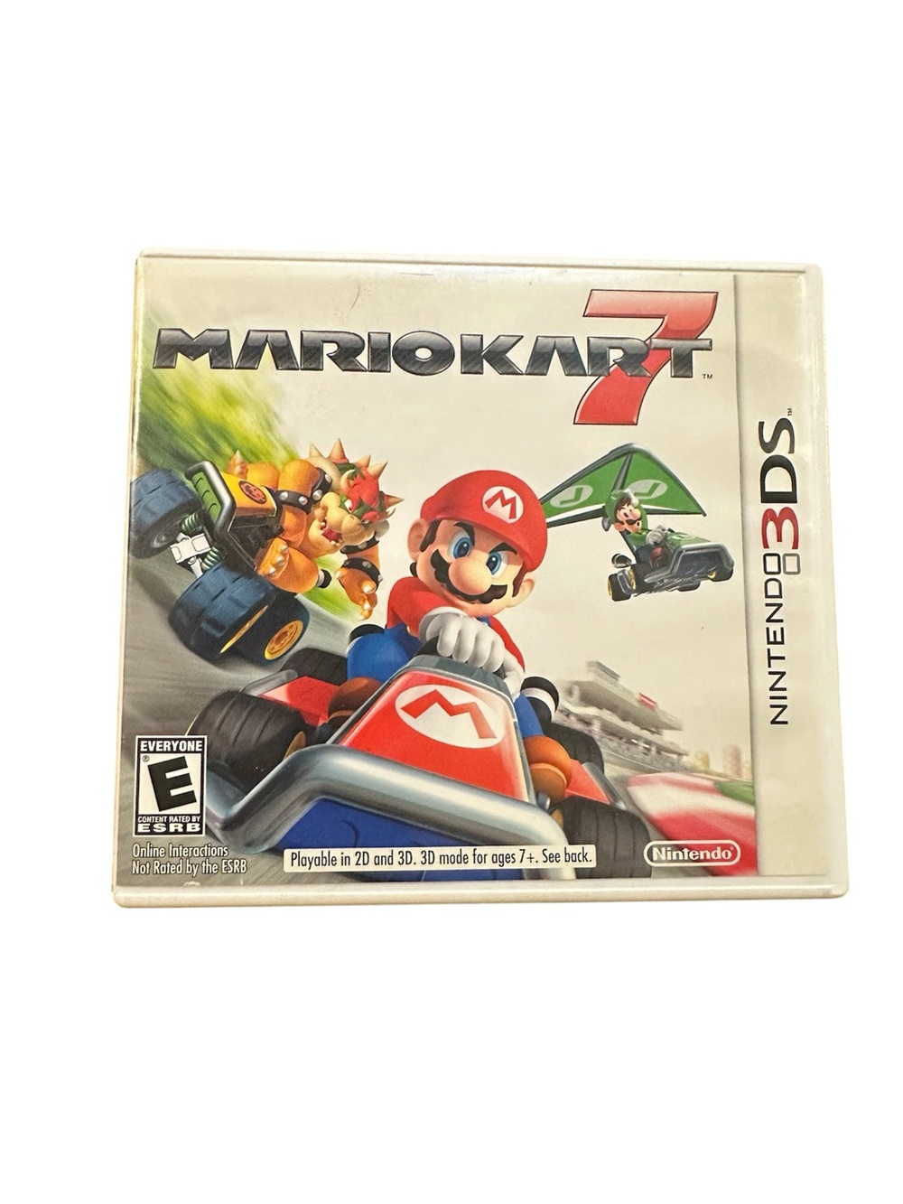 Nintendo Mario Kart 7 Game Case - White, Red, Green, Blue